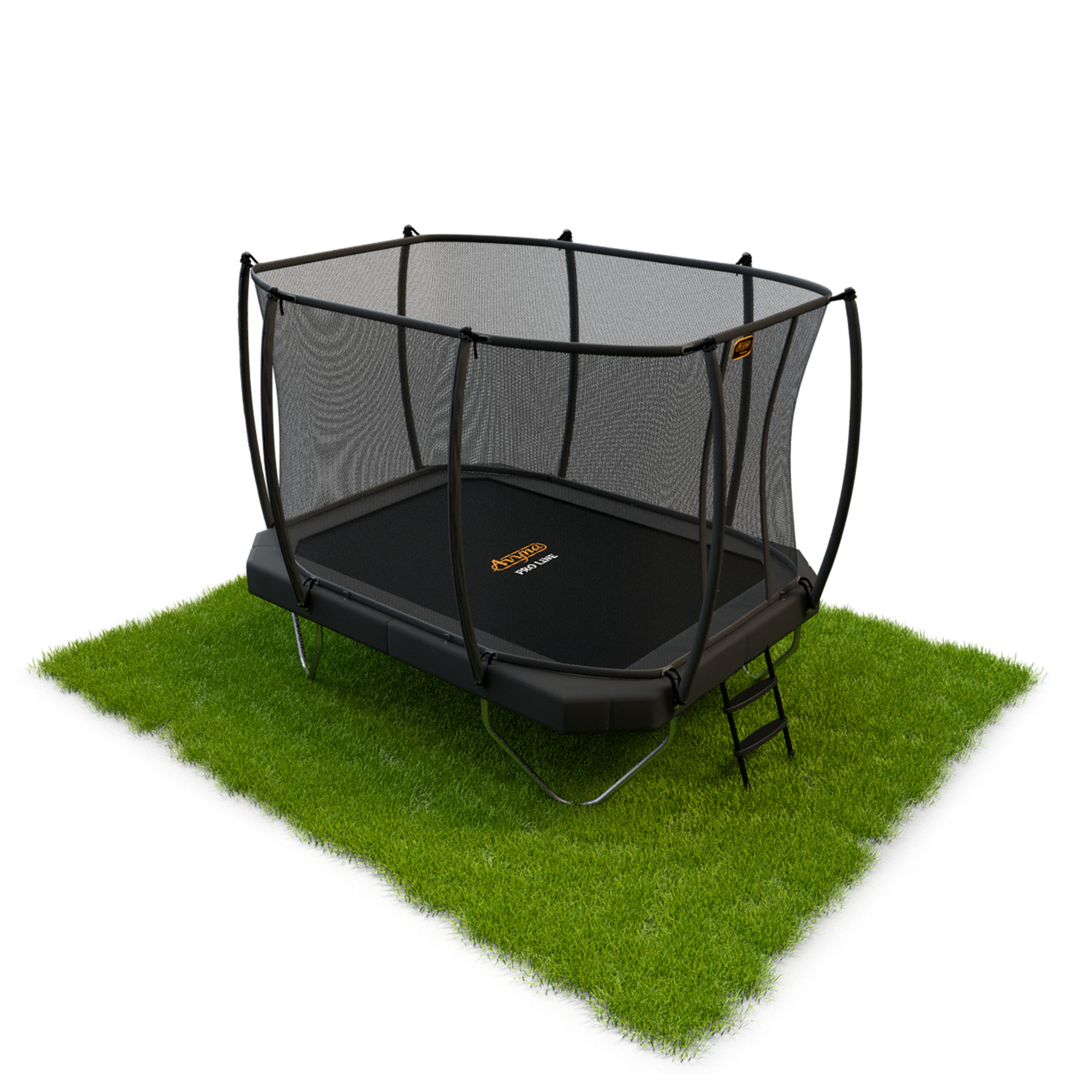 Avyna Trampoline met Veiligheidsnet Pro-Line - 340 x 240 cm (234) - HD Plus Beschermrand - Grijs