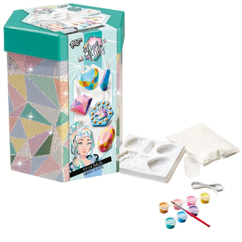 Totum 060050 Bling Bling Gips Hangers - Knutselpakket