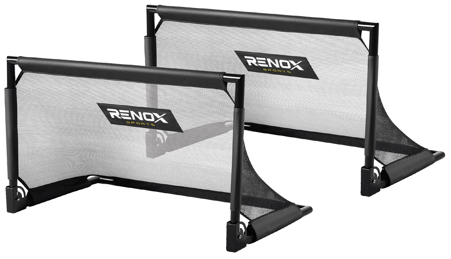 Voetbaldoel Renox Challenge 100 x 60 x 60 cm (2 stuks) - opvouwbaar