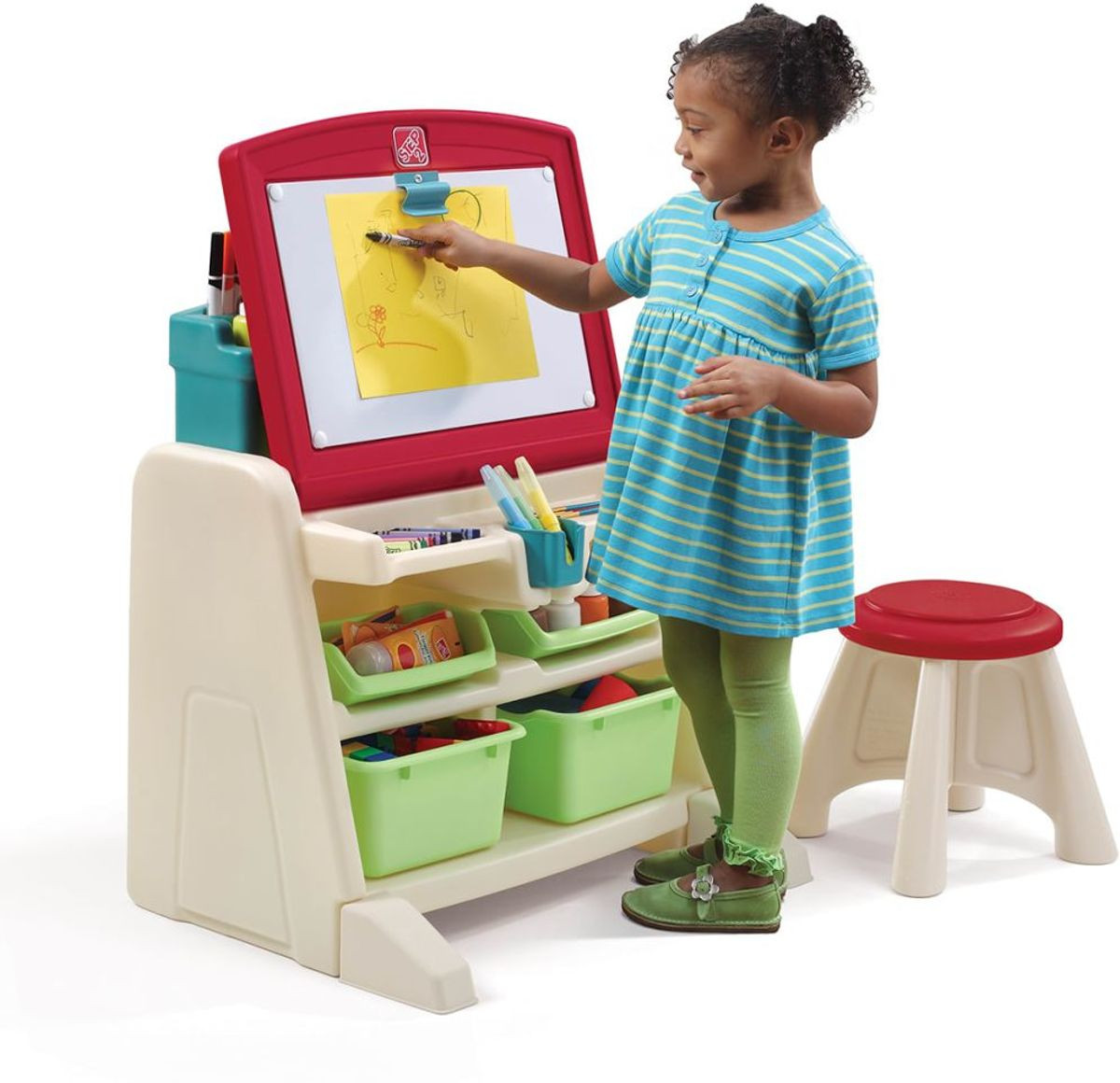 Step2 Flip & Doodle - Tekentafel met Krukje