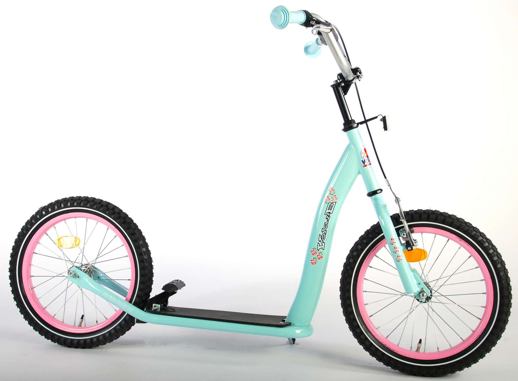 Volare Step - Autoped - 16 Inch - Mint Blauw