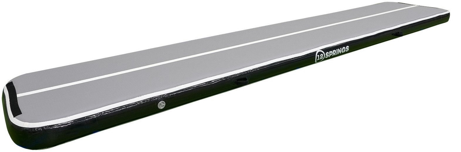 12SPRINGS Airtrack - 500 x 100 x 20 cm - Plus - Zwart