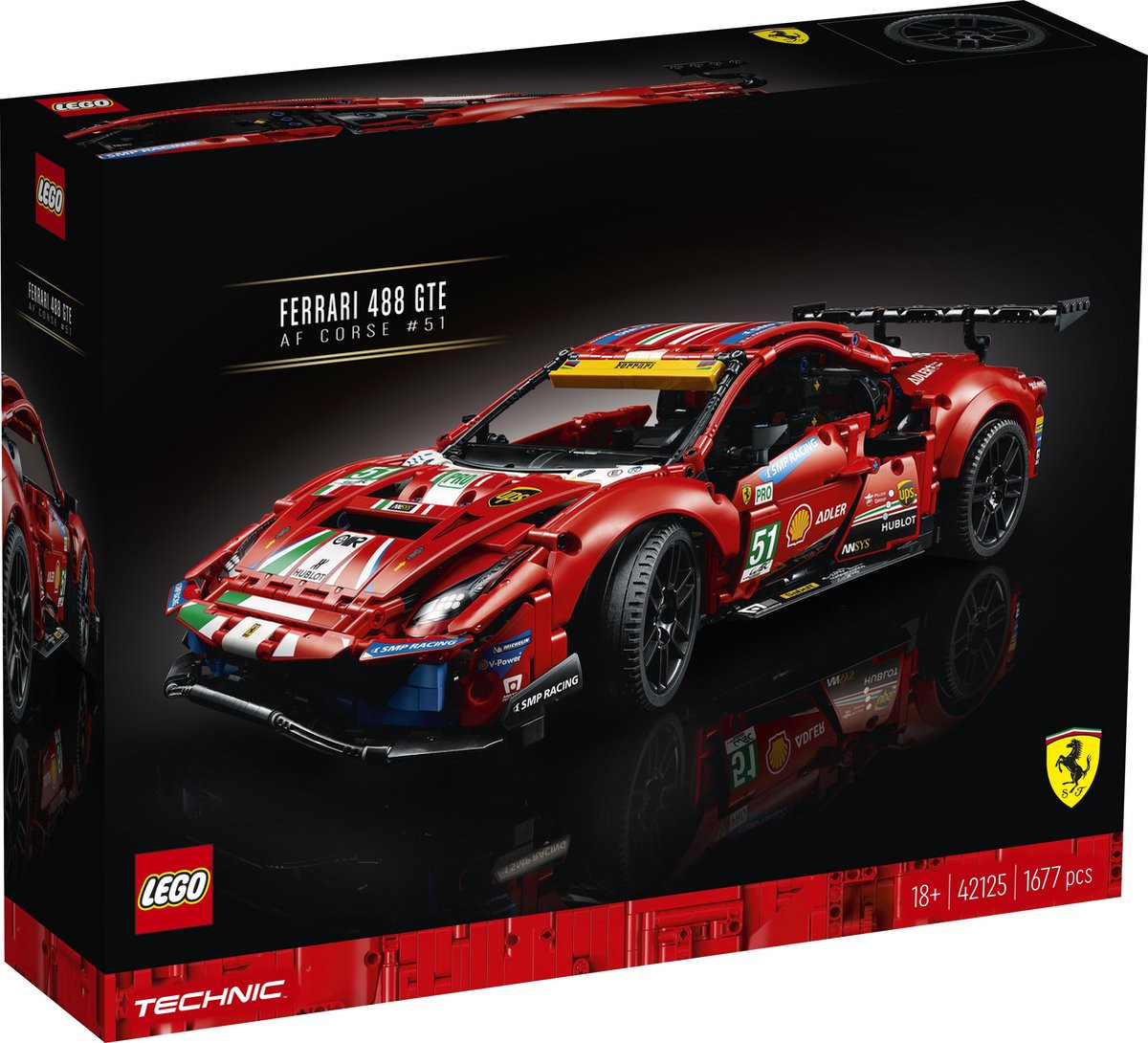 42125 LEGO Technic Ferrari 488 GTE AF Corse 51