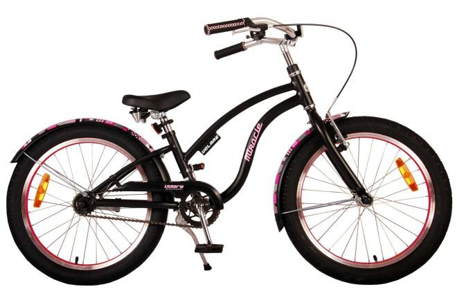 Volare Miracle Cruiser Kinderfiets - 20 inch - Zwart Roze