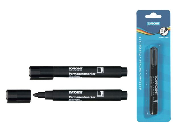  Toppoint Permanent Marker Zwart