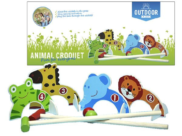 Outdoor Play Croquet Set