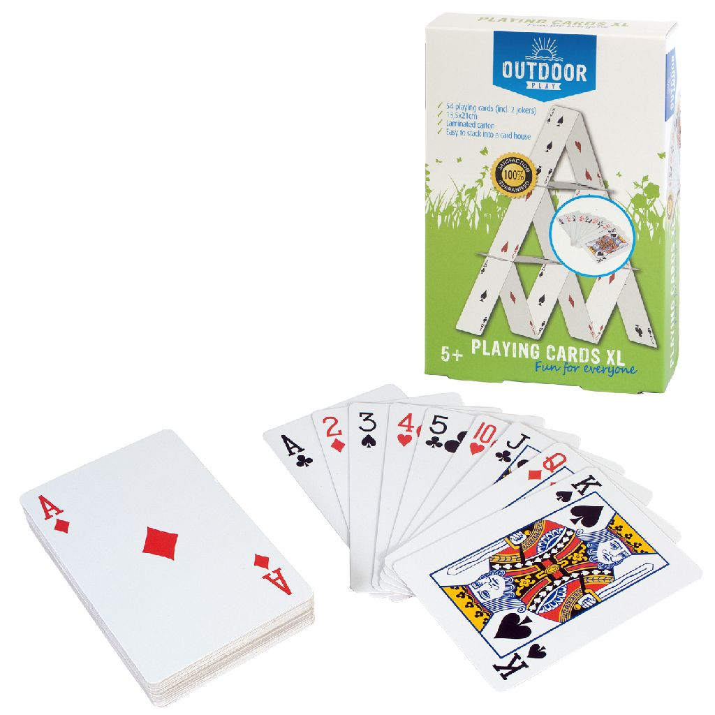 Outdoor Play Giant Playing Cards