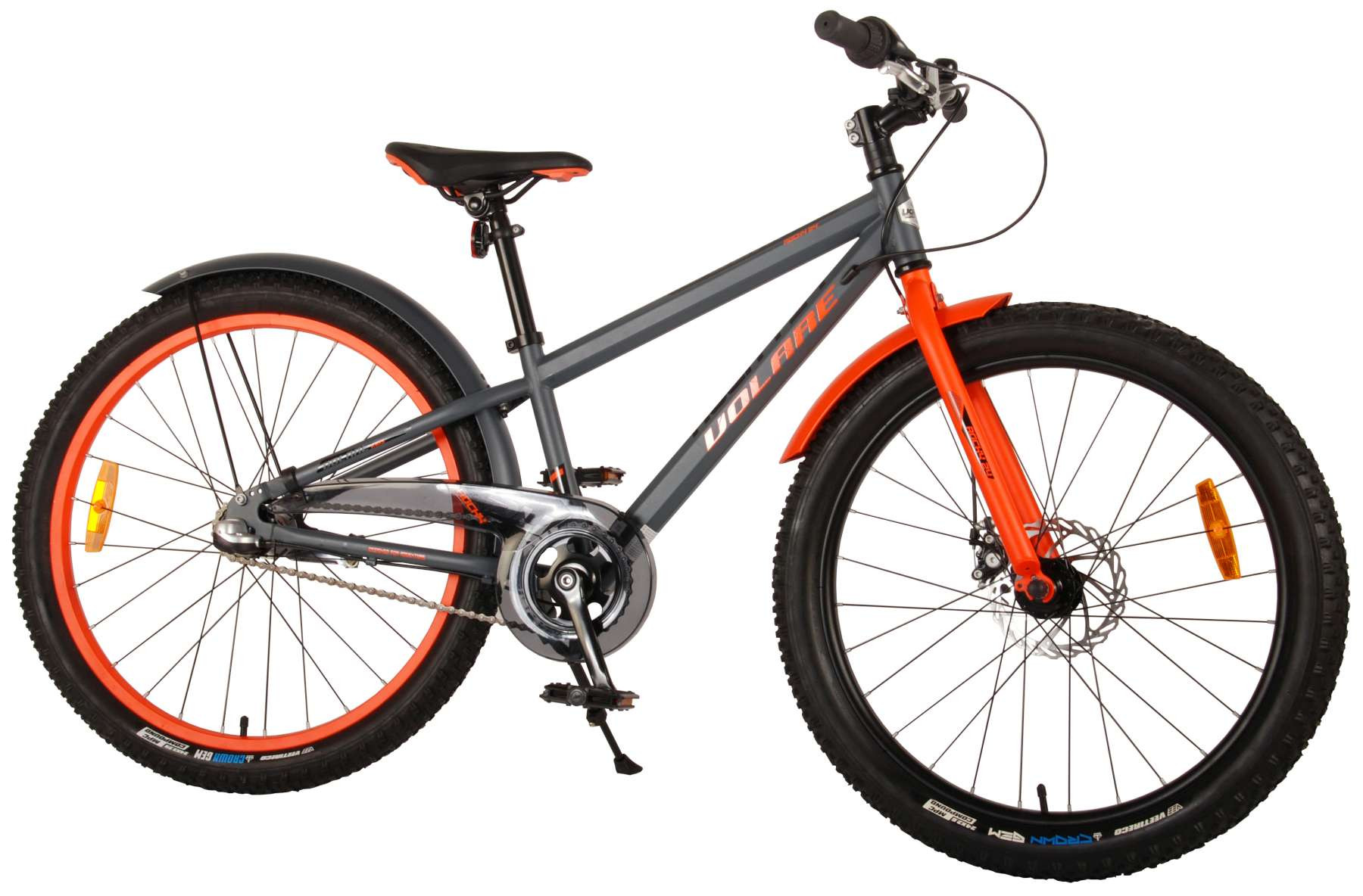 Volare Rocky Kinderfiets - 24 Inch - Grijs - Shimano Nexus 3 Versnellingen - Prime Collection