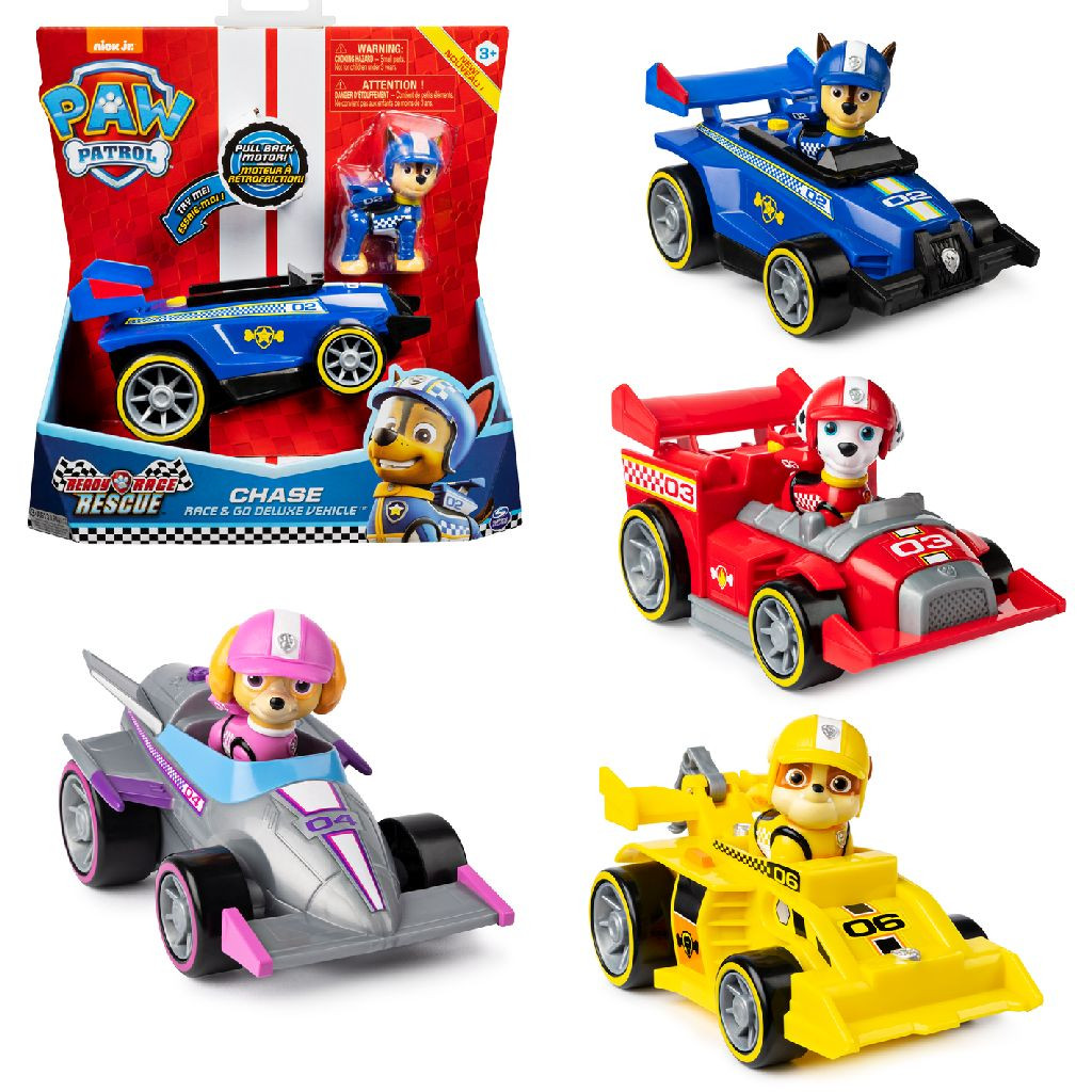 PAW Patrol Race Rescue Themed Voertuig - Prijs per Stuk