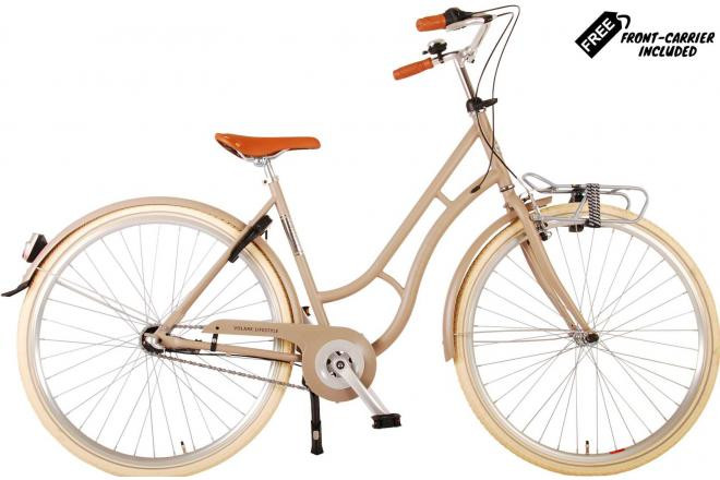 Volare Lifestyle Fiets - 51 cm - 28 inch - Shimano Nexus 3 versnellingen - Zand