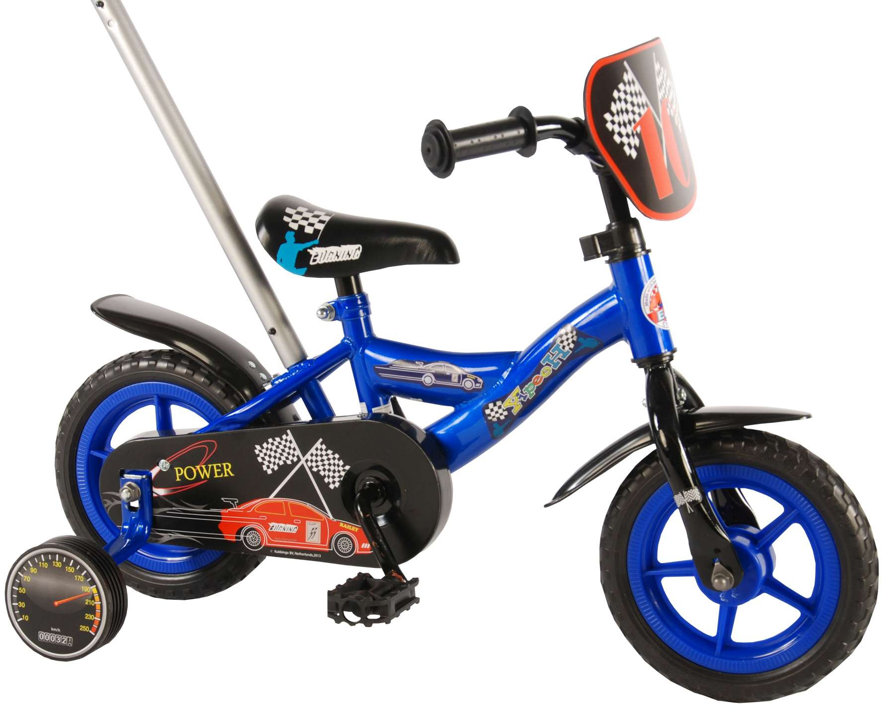 Volare Power Kinderfiets - 10 Inch - Blauw