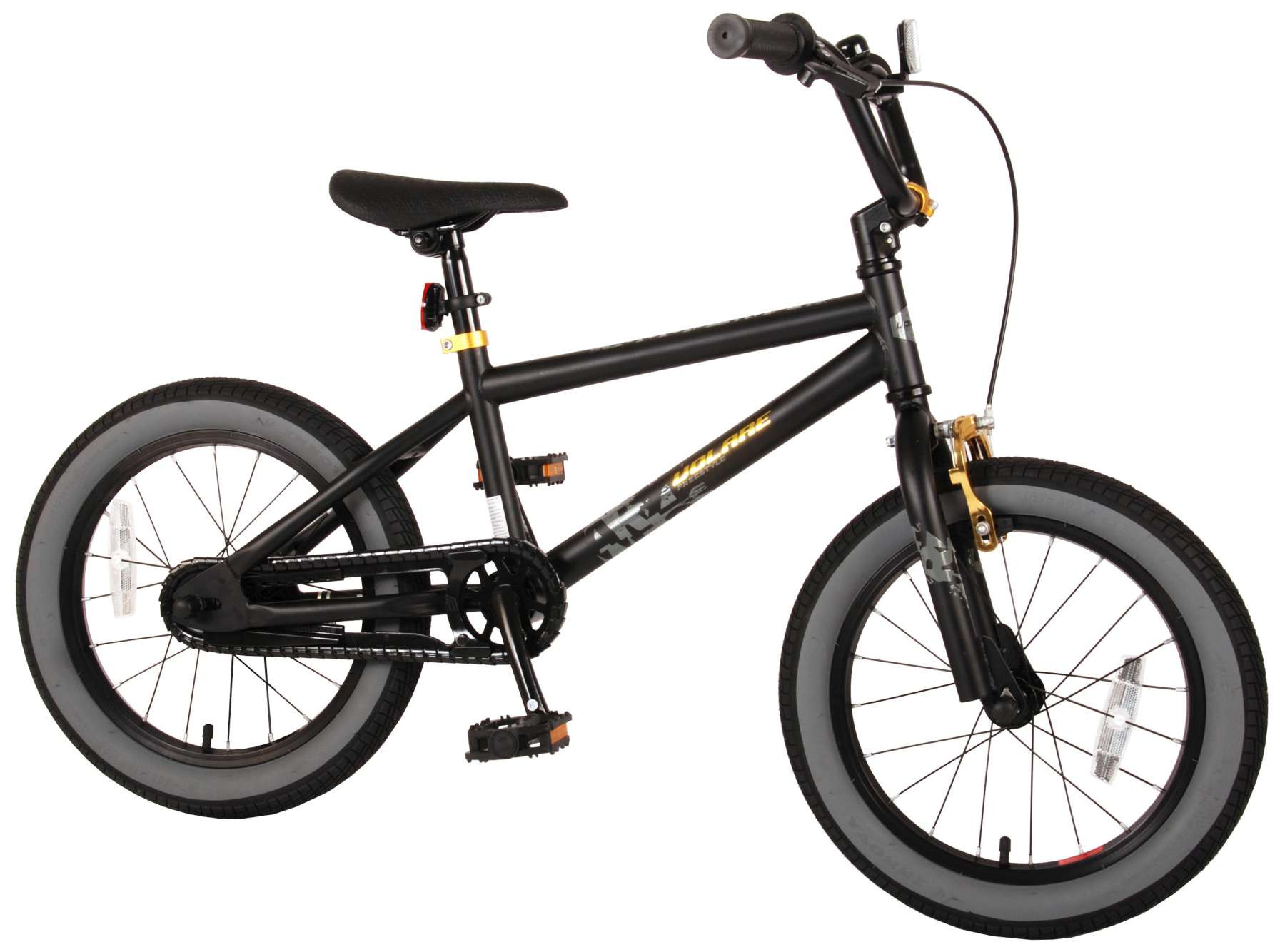 Volare Cool Rider Kinderfiets - 16 Inch - Zwart - 95% Afgemonteerd