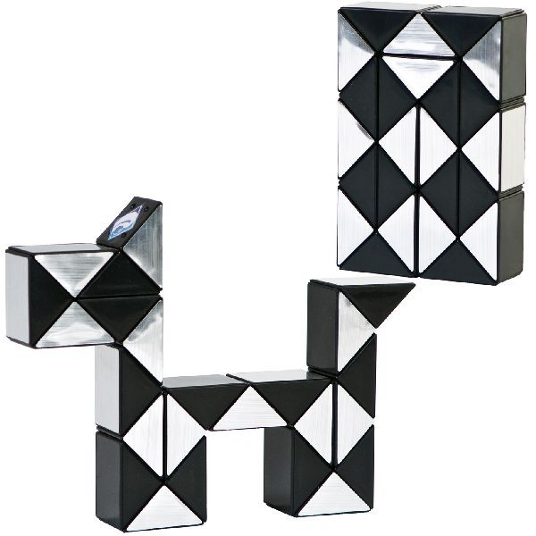 Clown Games Magic Puzzel - L - 24 delig - Zilver Fidget Snake