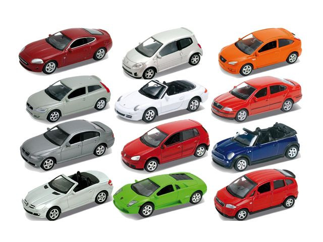 Welly 1:60 Dc Auto - Prijs per Stuk