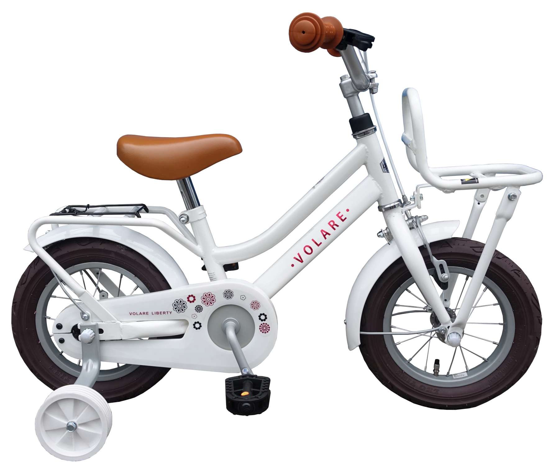 Volare Liberty Kinderfiets - 12 Inch - Wit 