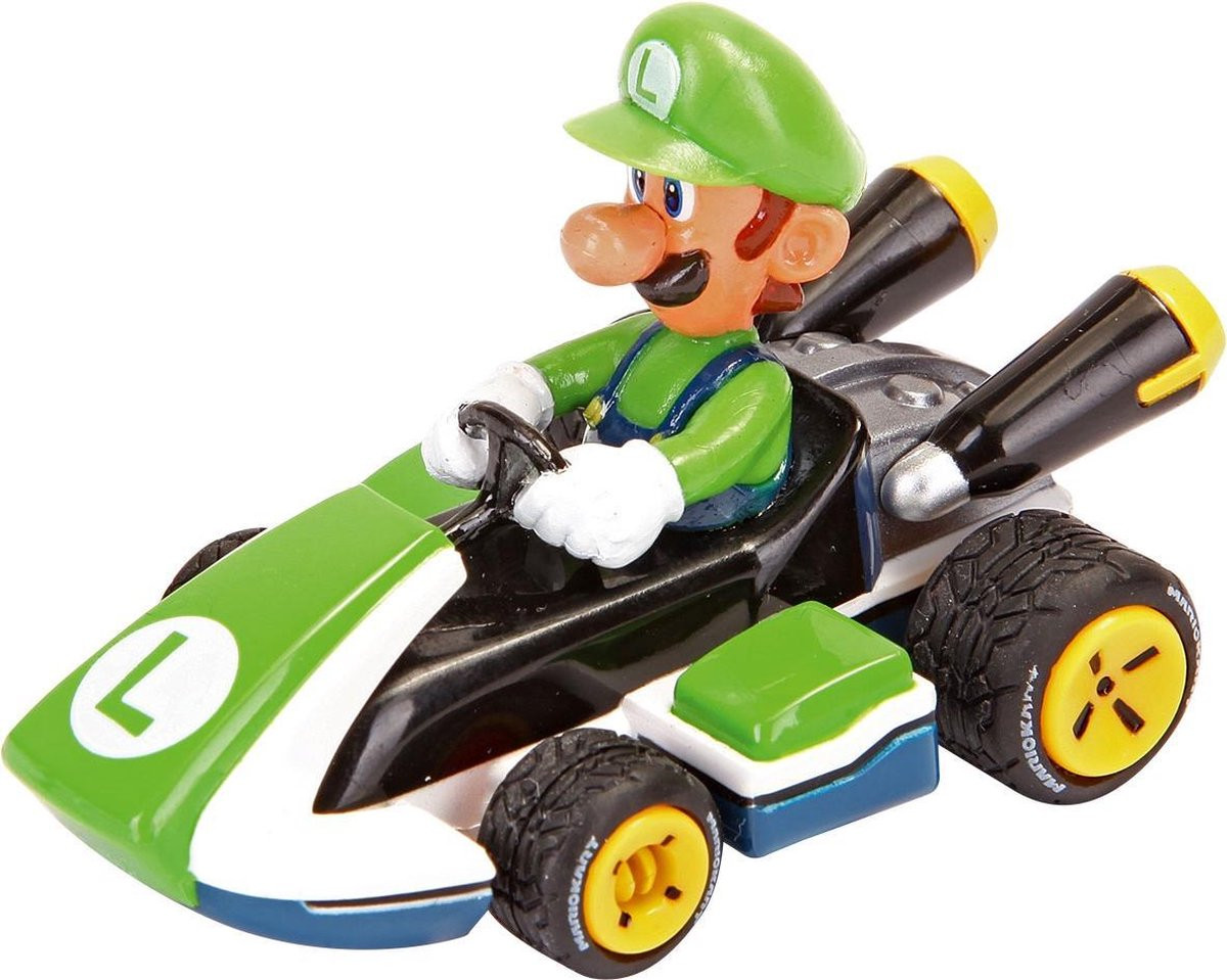 Pull & Speed Mario Kart 8 Raceauto - Luigi
