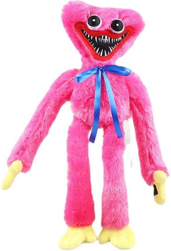 Huggy Wuggy Poppy Playtime Knuffel Griezel - Kissy Missy - 40 cm - Roze