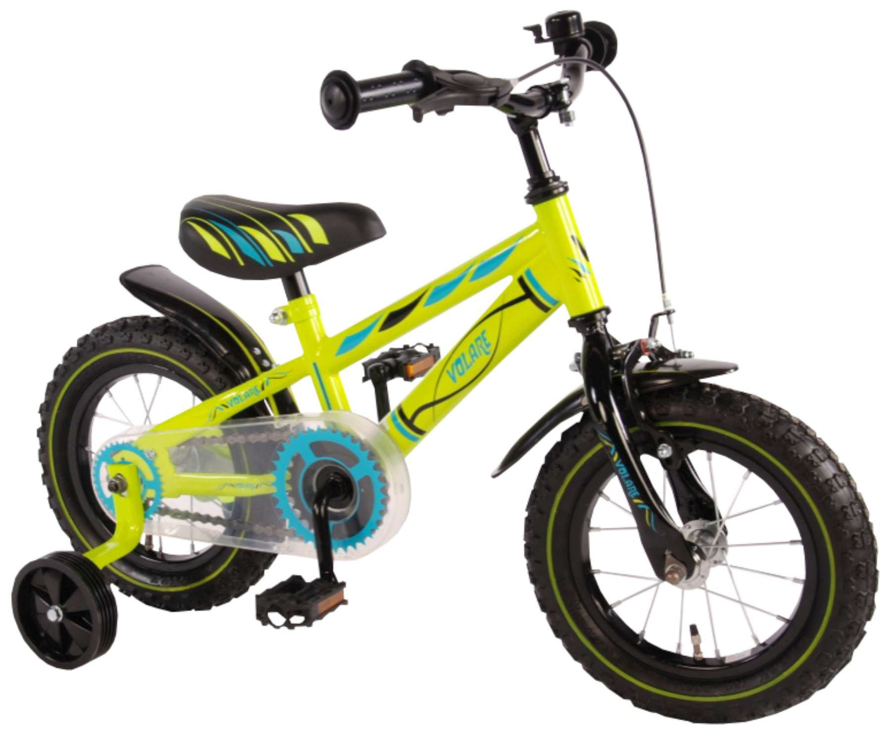 Volare Electric Green Kinderfiets - Jongens - 12 inch - Groen