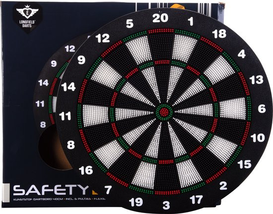 Dartbord voor Kinderen - Safety - 45 cm - Inclusief 6 Safetydarts