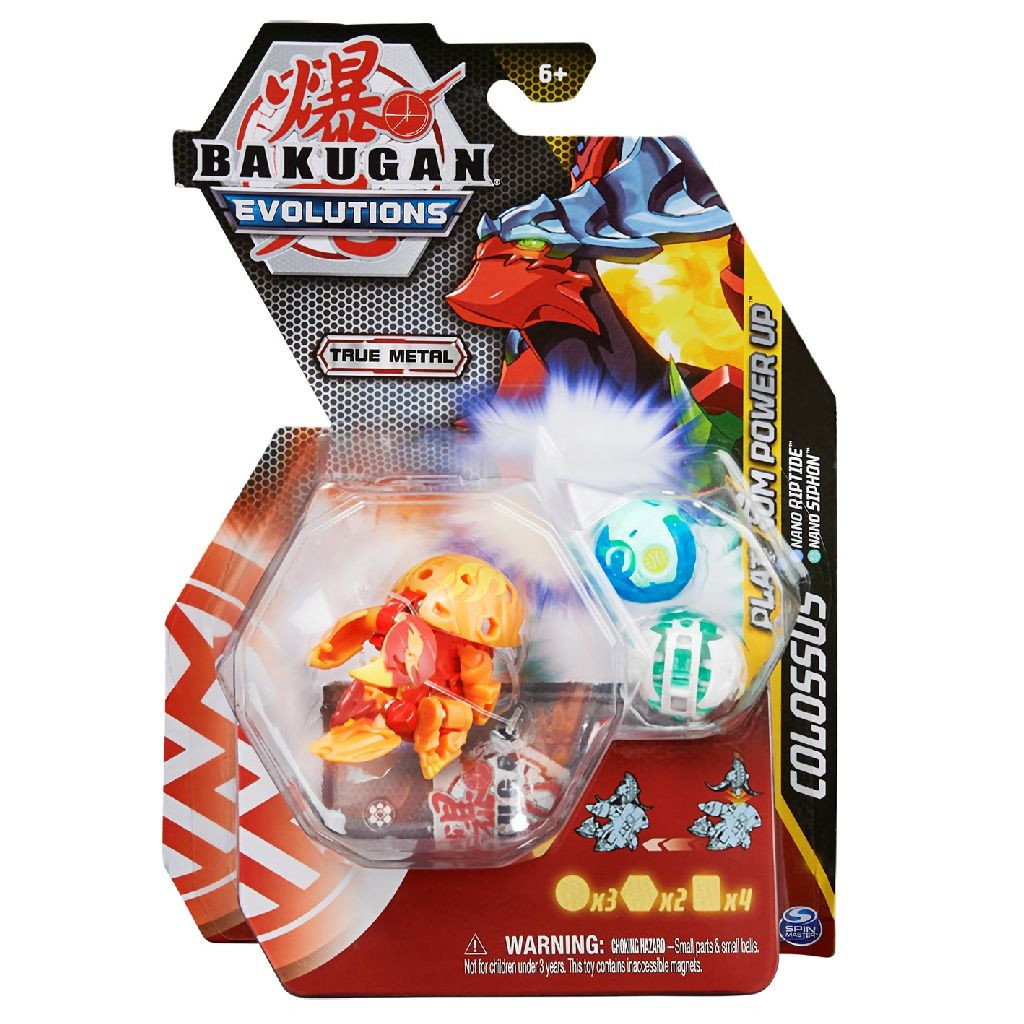 Bakugan Diecast Power Up 3 Pack Season 4