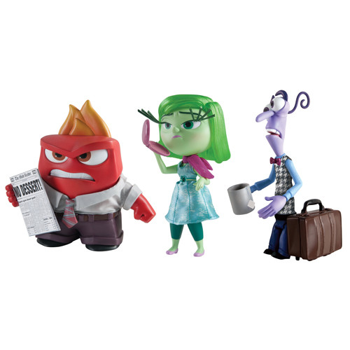 Inside Out Groot Figuur Angst, Afkeer & Woede - Prijs per Stuk