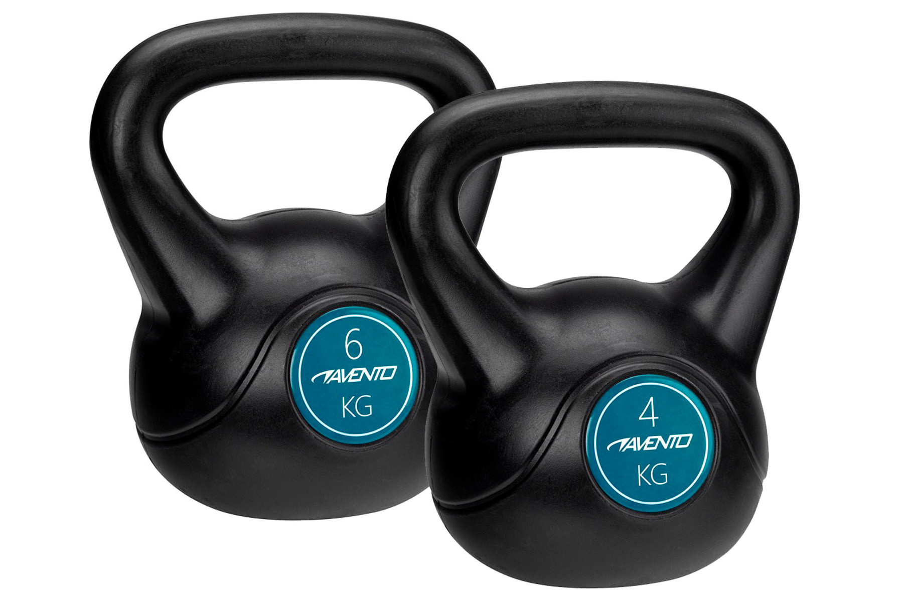 Avento Fitness Kettlebel - 4 + 6 Kilo - Bundelpakket