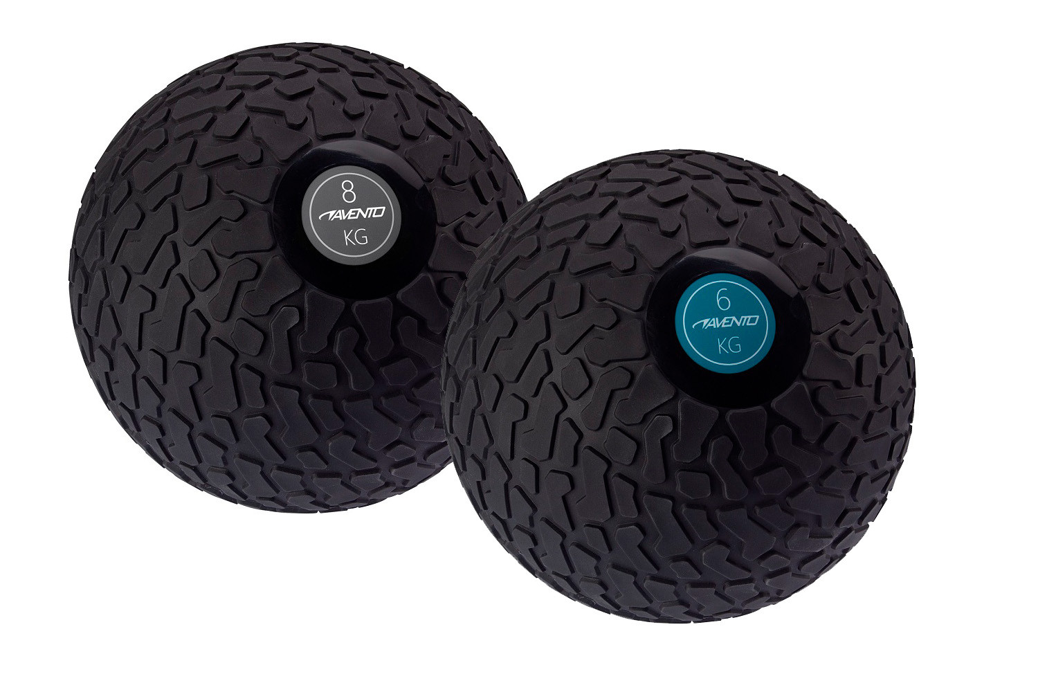Avento Fitness Slam Bal met Profiel - 6 & 8 Kilo - Bundelpakket