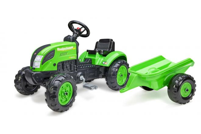 Falk Country Farmer Set - Traptractor - Groen
