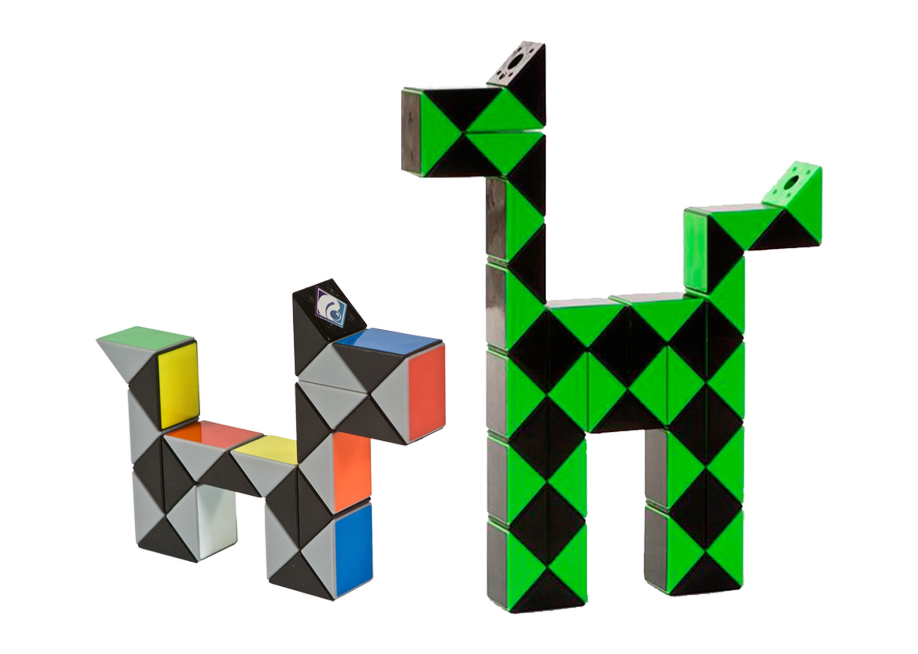 Clown Games Magic Puzzel - L + XL - Multicolor en Groen - Voordeelpakket	
