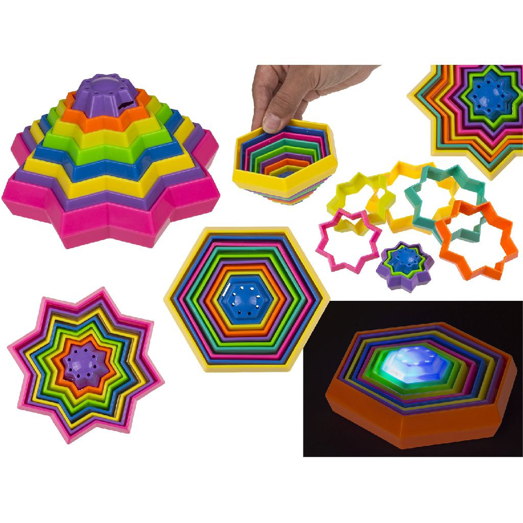 Tornado Illusion Toy met Licht - Fidget - Prijs per Stuk