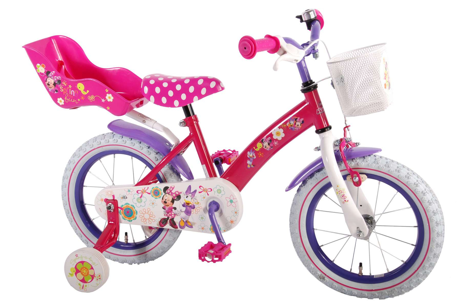 Disney Minnie Bow-Tique Kinderfiets - 14 Inch - Roze