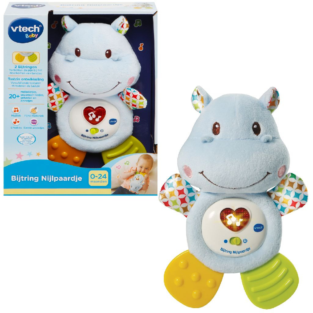 VTech Baby Bijtring Nijlpaardje