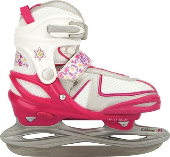 Nijdam Kunstschaats Junior - Verstelbaar - Maat 30/33 - Roze