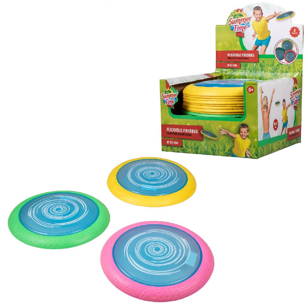 Summertime Flying Disk - Frisbee - 25 cm - Prijs per Stuk