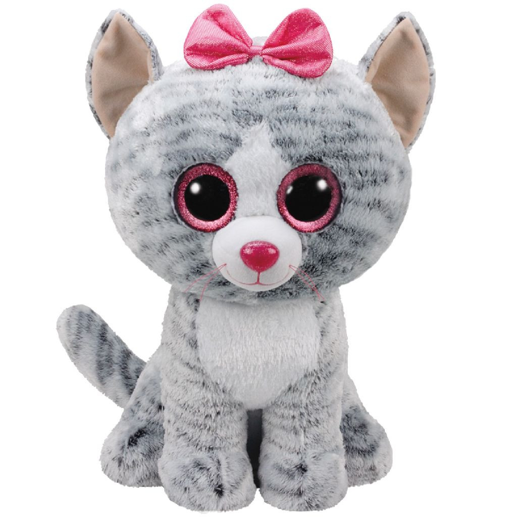 Ty Beanie Boo XL - Kiki Cat - Kat - 42 cm -Knuffel