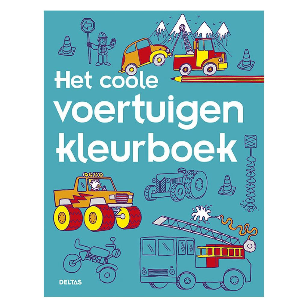 Het Coole Voertuigen Kleurboek 