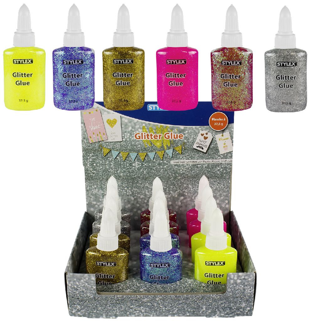 Hobbylijm met Glitters - 37,5 ml - Prijs per Stuk 