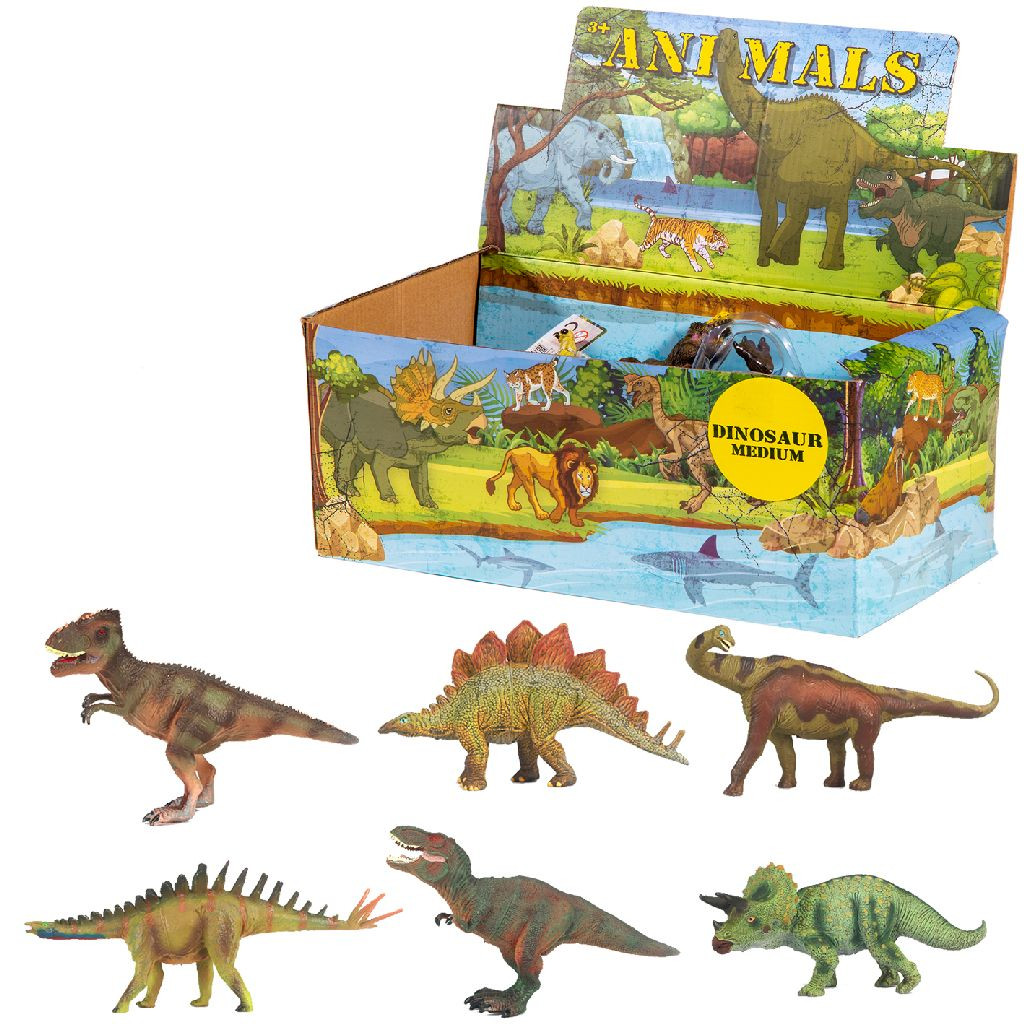 Dinosaurus Medium - 15 tot 20 cm - Speelfiguur - Prijs per Stuk