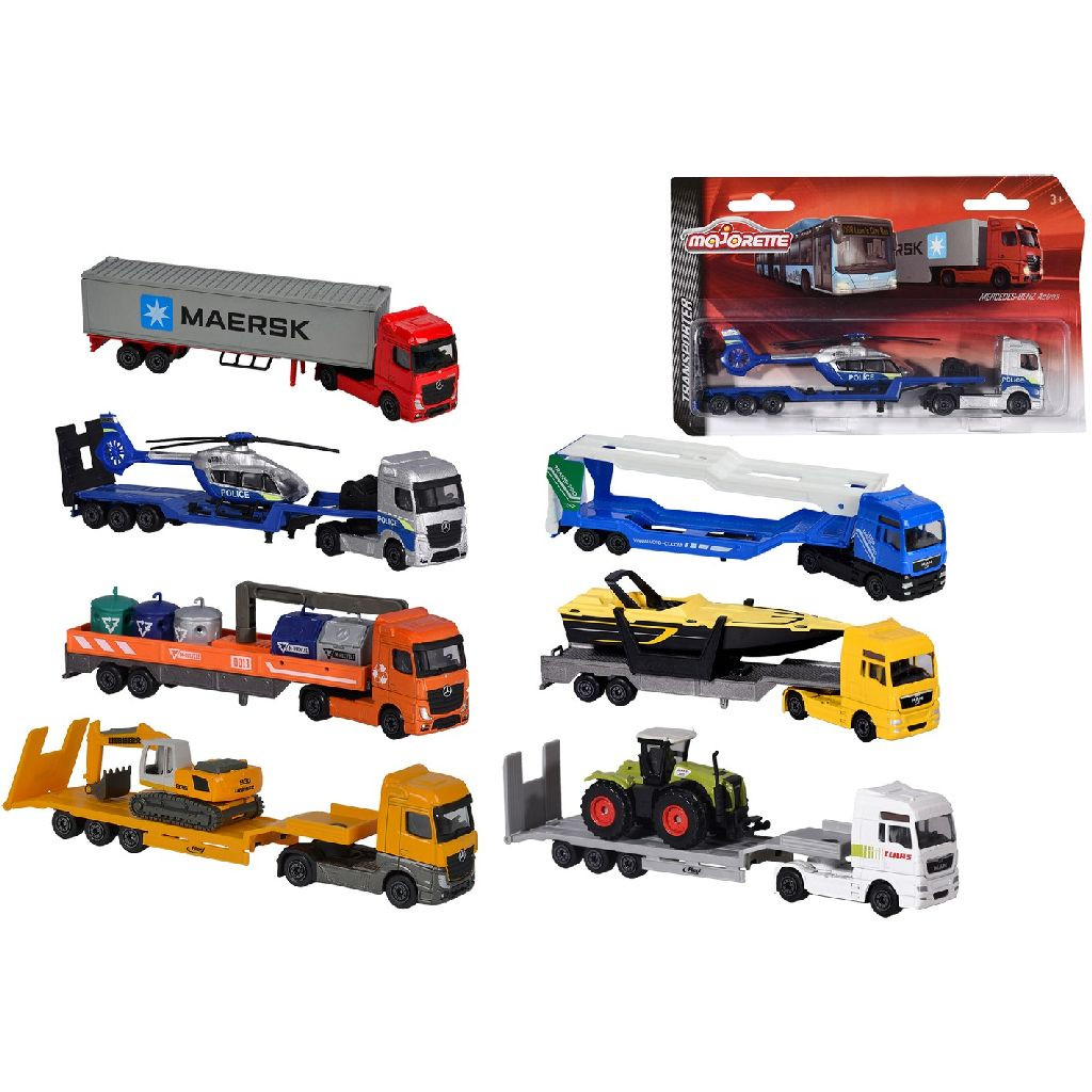 Majorette Die-Cast Transporter - 20 cm - Prijs per Stuk