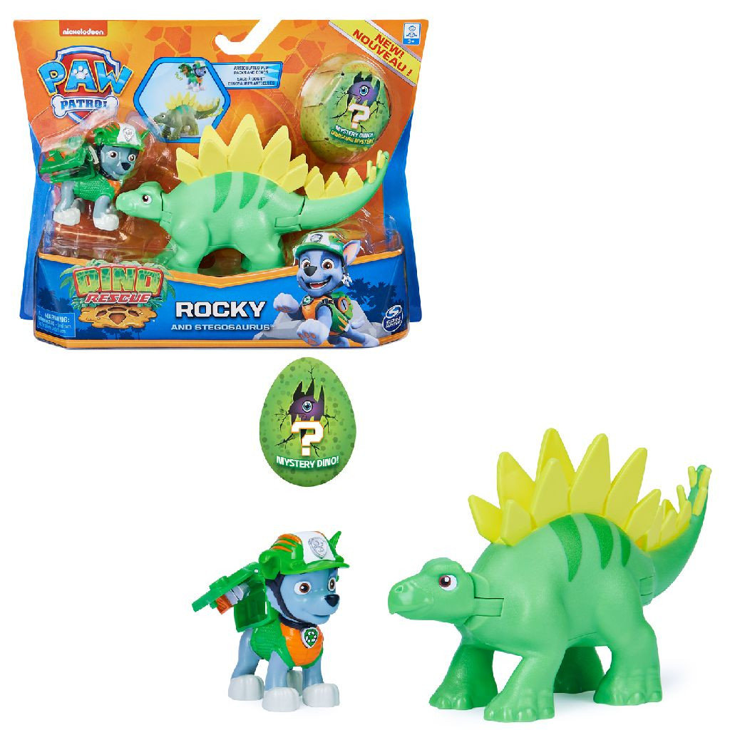 PAW Patrol Dino Rescue Dino Action Pack Pup Rocky - Speelset