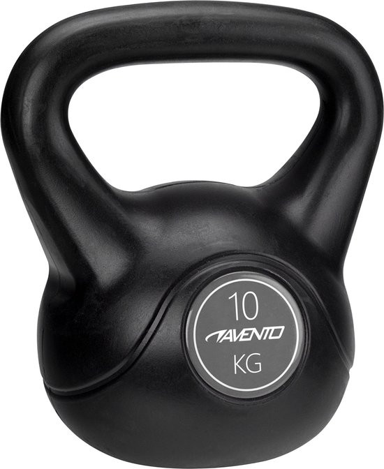 Avento Fitness Kettlebel 10 KG - Zwart 
