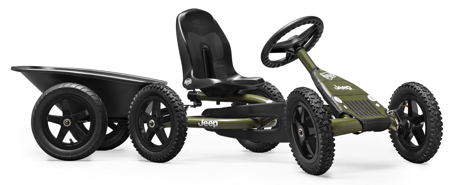 BERG Skelter Buddy Jeep Junior met Aanhanger Junior Trailer