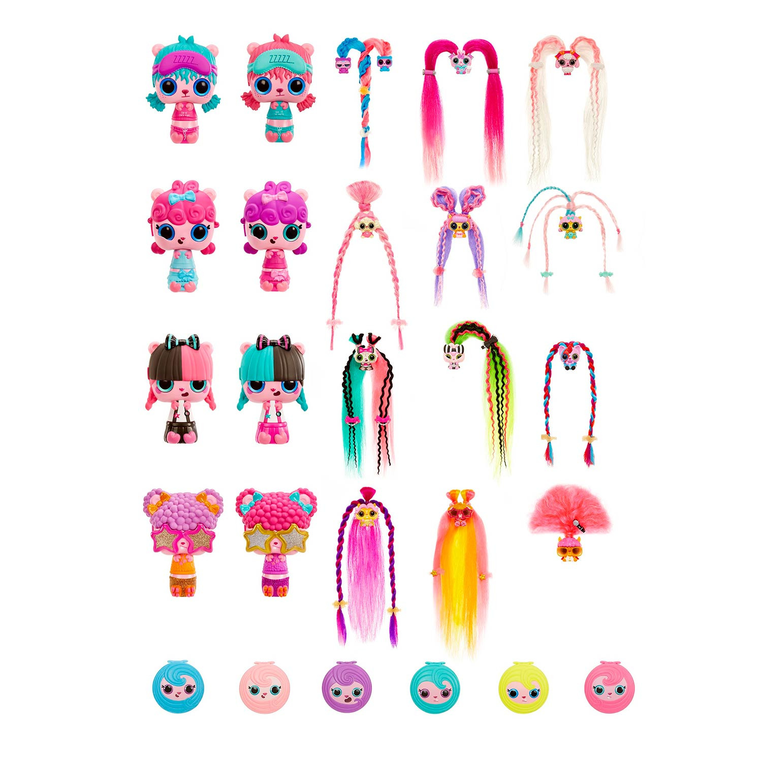 Pop Pop Hair Surprise - 3 in 1 - Prijs per stuk