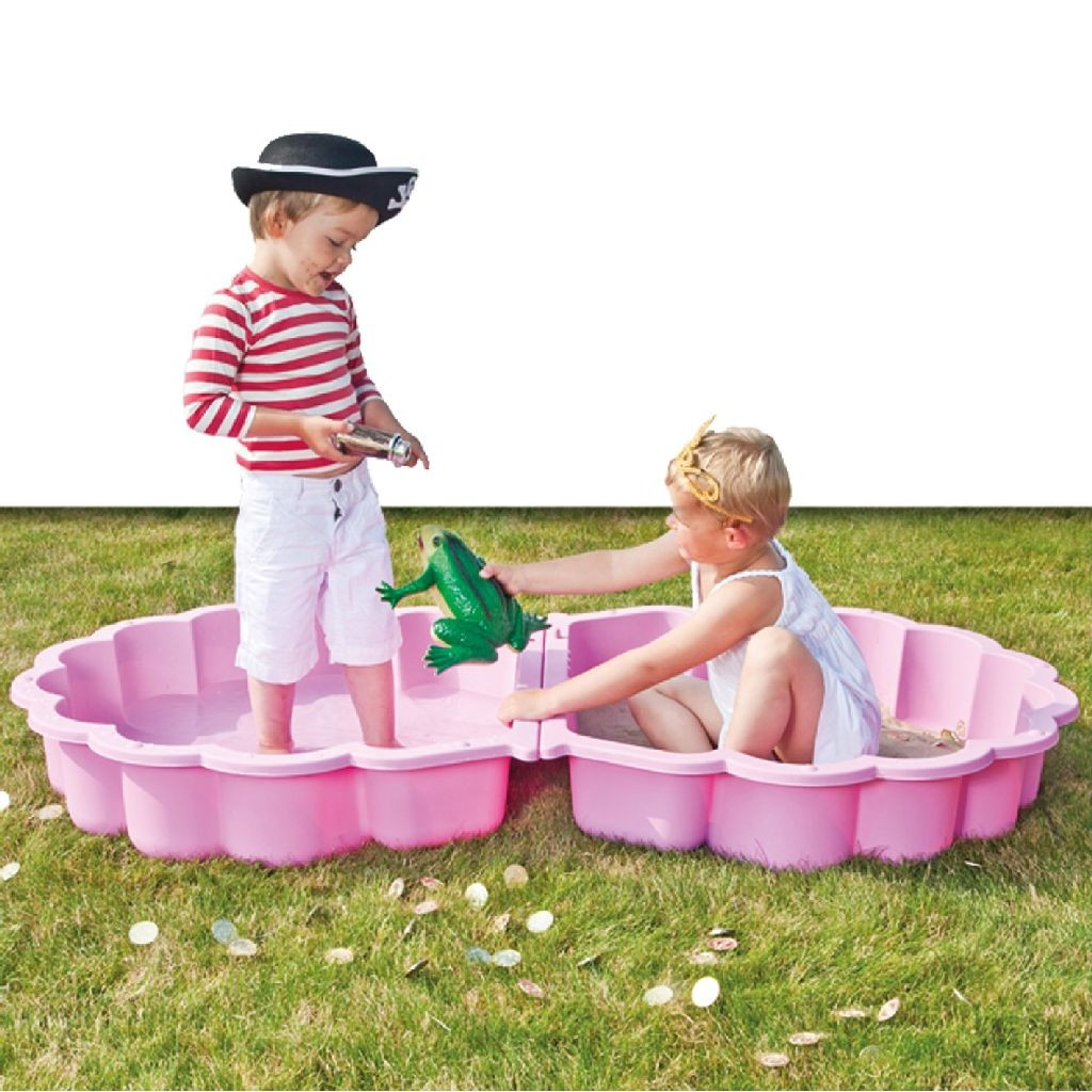 Zandbak Zand en Water Schelp 89 cm - Roze