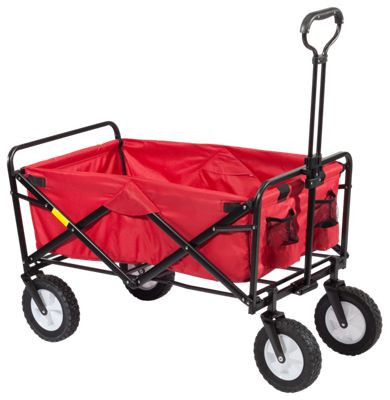 Mac Sports Bolderkar / Bolderwagen Opvouwbaar - Rood  