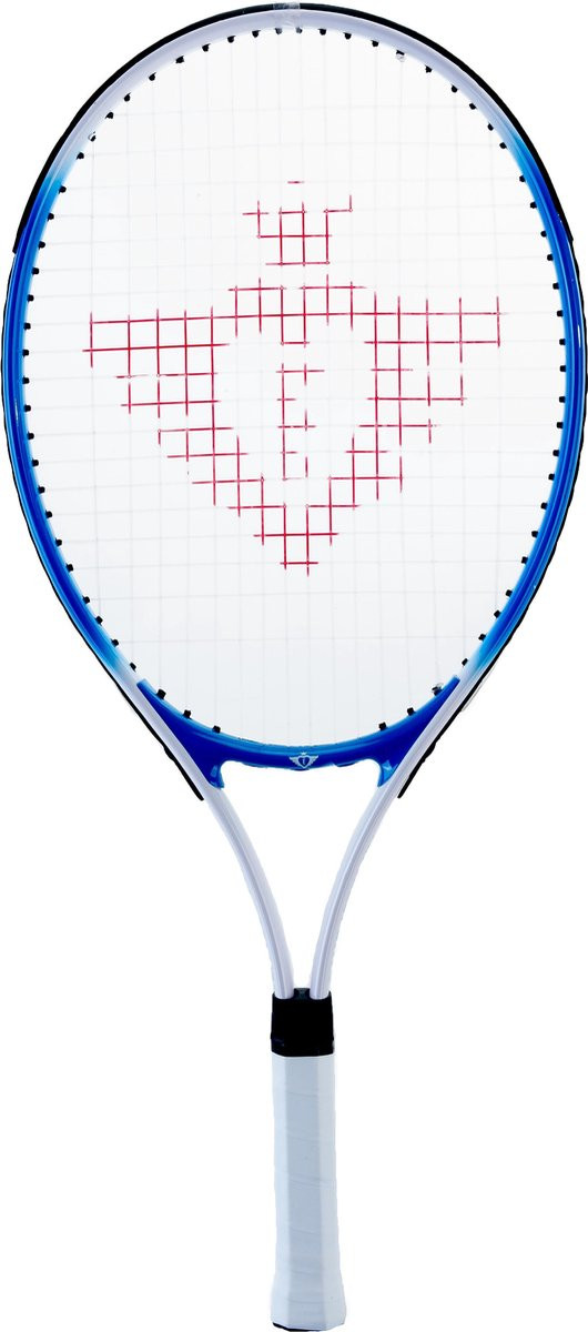 Tennisracket 25 Inch - Blauw - Met 2 Tennisballen