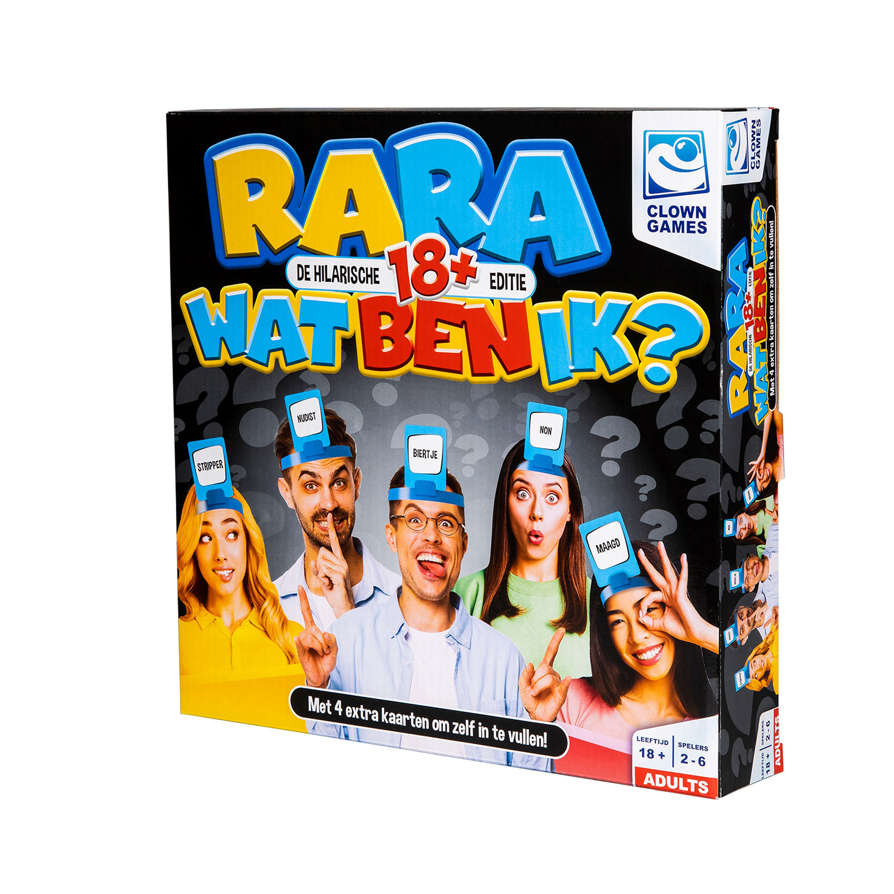 Clown Games - Rara Wat Ben Ik? 18+ - Partyspel