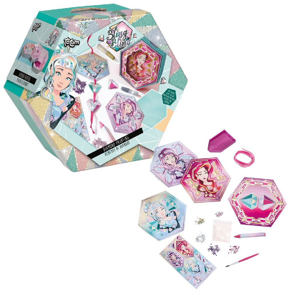 Totum 061026 Bling Bling Diamond Painting - Knutselpakket