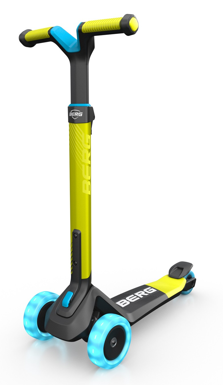 BERG Nexo Kinderstep met LED Wielen - Opvouwbaar - Lime Groen