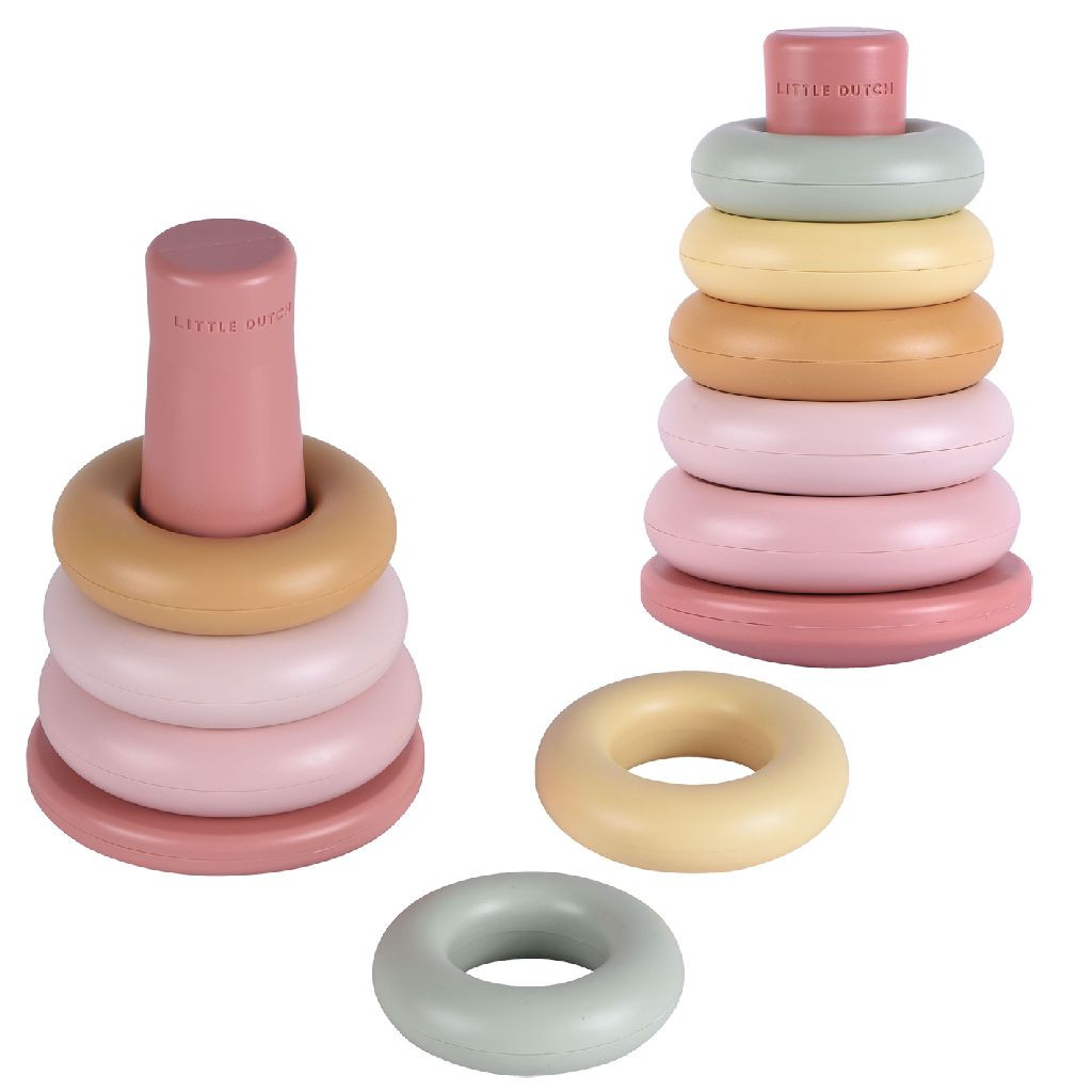 Little Dutch Stapelringen Roze